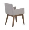 Chanel Dining Armchair - Dolphin & Cocoa