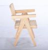 Maxence Dining Armchair - Ash / Natural Rattan