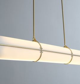 Lesly Pendant Lamp - Gold+White