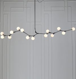 Hendrix Chandelier - 14 Bulbs - Black