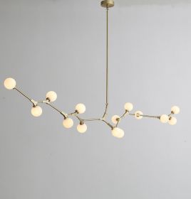 Hendrix Chandelier - 14 Bulbs - Gold