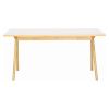 Aden Dining Table - Natural & White