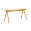 Aden Dining Table - Natural & White