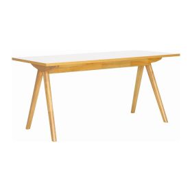 Aden Dining Table - Natural & White