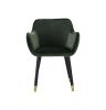 Ailin Dining Armchair - Olive Velvet