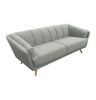 Alice 3-Seater Sofa - Light Grey