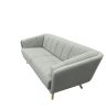 Alice 3-Seater Sofa - Light Grey