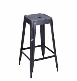 Bastille Bar Stool Grey - Iron
