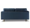 Bente Tufted Velvet Loveseat 2-Seater Sofa - Light Blue