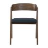 Carter Dining Chair - Navy & Cocoa