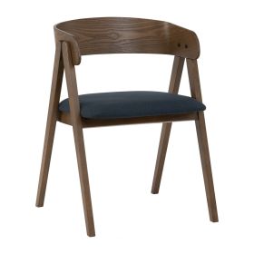 Carter Dining Chair - Navy & Cocoa