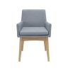 Chanel Dining Armchair - Aquamarine & Natural