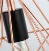 Copper Wire Pyramid Pendant Lamp