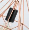 Copper Wire Pyramid Pendant Lamp