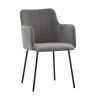 Desta Dining Armchair - Steel