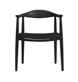 Embla Chair - Black & Black Cord Seat