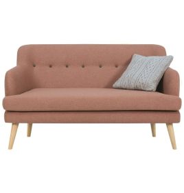 Exelero Loveseat 2 Seater Sofa - Burnt Umber