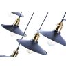 Factory Filament Rectangular Cluster Pendant Lamp - 7 Cord
