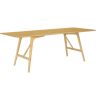 Fidel Rectangular Dining Table - Oak