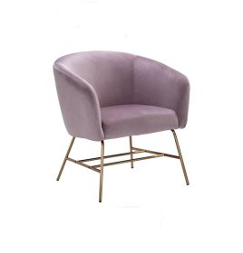 Galen Lounge Chair - Rosa Velvet