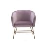 Galen Lounge Chair - Rosa Velvet
