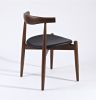 Hannah Chair - Walnut & Black - Round Seat