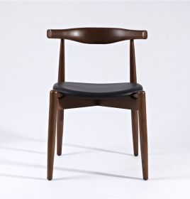 Hannah Chair - Walnut & Black - Round Seat