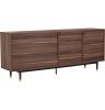 Houston Sideboard - Walnut & Gunmetal Grey