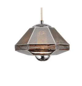 Iris Short Pendant Lamp - Chrome