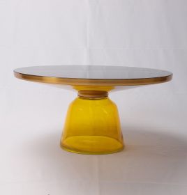 Karin Table Coffee Table - Gold & Yellow