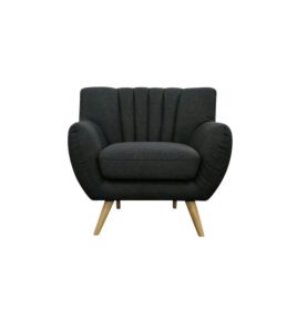 Lilly 1-Seater Lounge Chair - Dark Grey