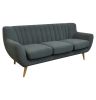 Lilly 3-Seater Sofa - Dark Grey