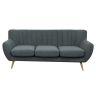 Lilly 3-Seater Sofa - Dark Grey