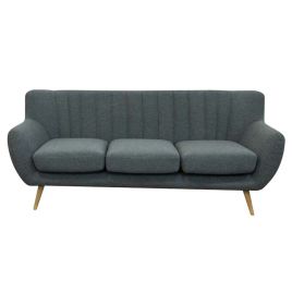 Lilly 3-Seater Sofa - Dark Grey