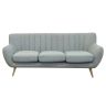 Lilly 3-Seater Sofa - Light Grey