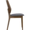 Lotfi Dining Chair - Grey & Cocoa