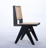 Maxence Dining Chair - Black / Natural Rattan