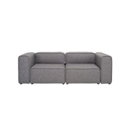 Modern 2 Seater Modular Sofa - BjÃ¶rn - Pebble