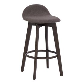 Mora Bar Chair - Chestnut & Dark Chestnut