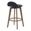Mora Bar Chair - Navy & Cocoa