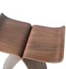 Papillon Stool - Walnut