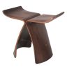 Papillon Stool - Walnut