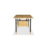 River Desk - Ash/Yellow/Red