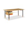 River Desk - Ash/Yellow/Red