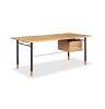 River Desk - Ash/Yellow/Red