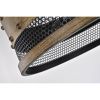 Holland Matte Black+Imitation Wood Grain 4-Light Semi-Flush Mount