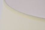 Swanson Off-White+Matte Gold 1-Light Metal/Fabric Drum Shade Table Lamp