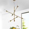 Vorka Bronze 6-Light Baton Chandelier