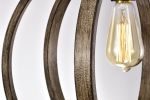 Joanne Matte Black 1-Light Metal Orb Pendant Light
