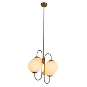 Eziz Gold 4-light Chandelier